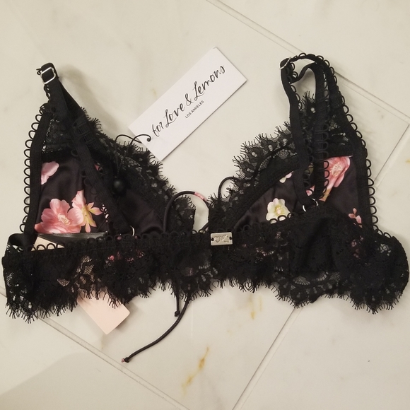 For Love and Lemons Melrose Floral Bralette NWOT - Picture 7 of 15